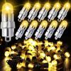10Pcs Warm White Waterproof Balloons Light Wedding Party Christmas Decor Lantern Innner Lamp