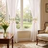 Adjustable Magnetic Buckles Curtain Tiebacks Romantic Curtains Tie Rope  Living Room