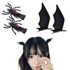 Women Cartoon Hair Clips Bat Spider Design Hairpin for Halloween Party Christmas for Creative Cosplay Hair Accessories