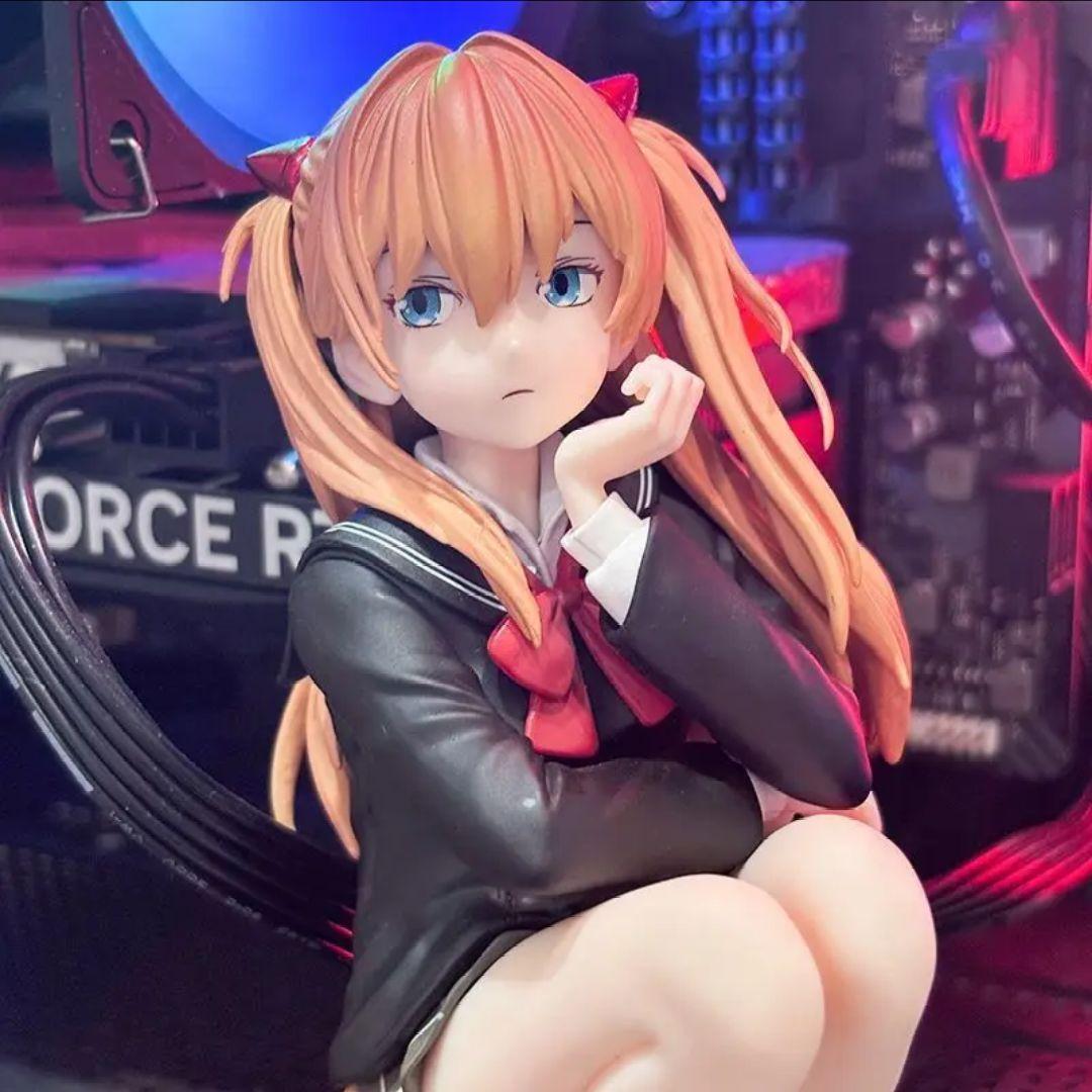 

[USED] Evangelion Shikinami Asuka Langley Uniform Ver. Figure