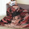 Attack On Titan Eren Yeager  Blanket Flannel Sofa Throw Blanket Breathable for Home Bedroom Travel Throws Bedspread Quilt