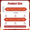 Dragon Tablecloth Asian Table Runner - 6ft x 12.99" Red Chinese Table Cover for Spring Festival Party, Kitchen, New Year Decoration