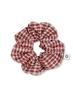 Nought O Logo Check Scrunchie