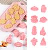 Food Grade Small Biscuit Moulds Easy To Use Biscuit Stamps Halloween Series Small Cookie Molds for Special Greetings