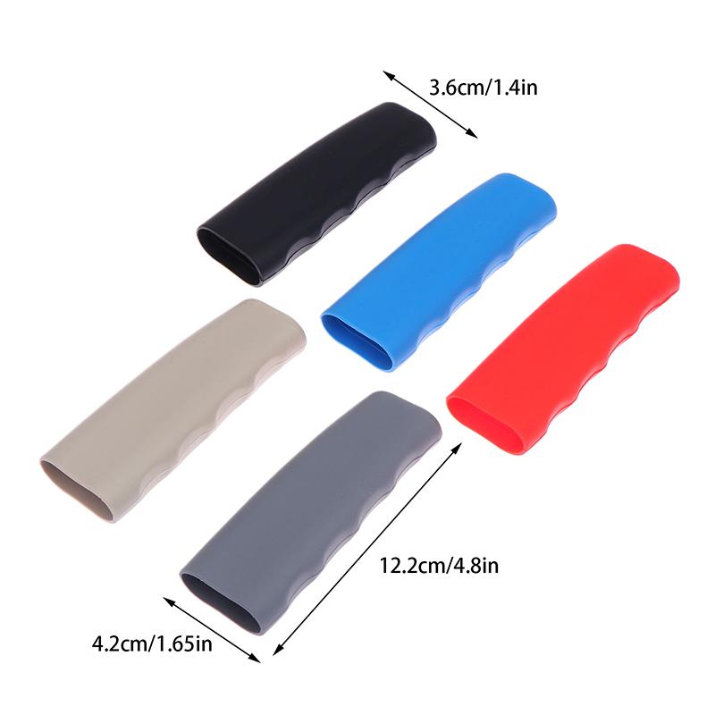 Hand Brake Set Universal Car Handbrake Sleeve Silicone Cover Anti-Skid Auto Parking Brake Car Handbrake Decorative Shell