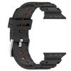 Silicone Band for Apple Watch Series 10 9 8 7 SE 6 5 4 3 2 1 42mm 41mm 40mm 38mm Dual Color Watch Strap