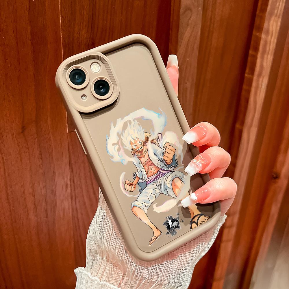 Soft Silicone Square Ladder Printing Pattern Phone Casing Full Cover Camera Shockproof Protection Rubber Case for OPPO Realme