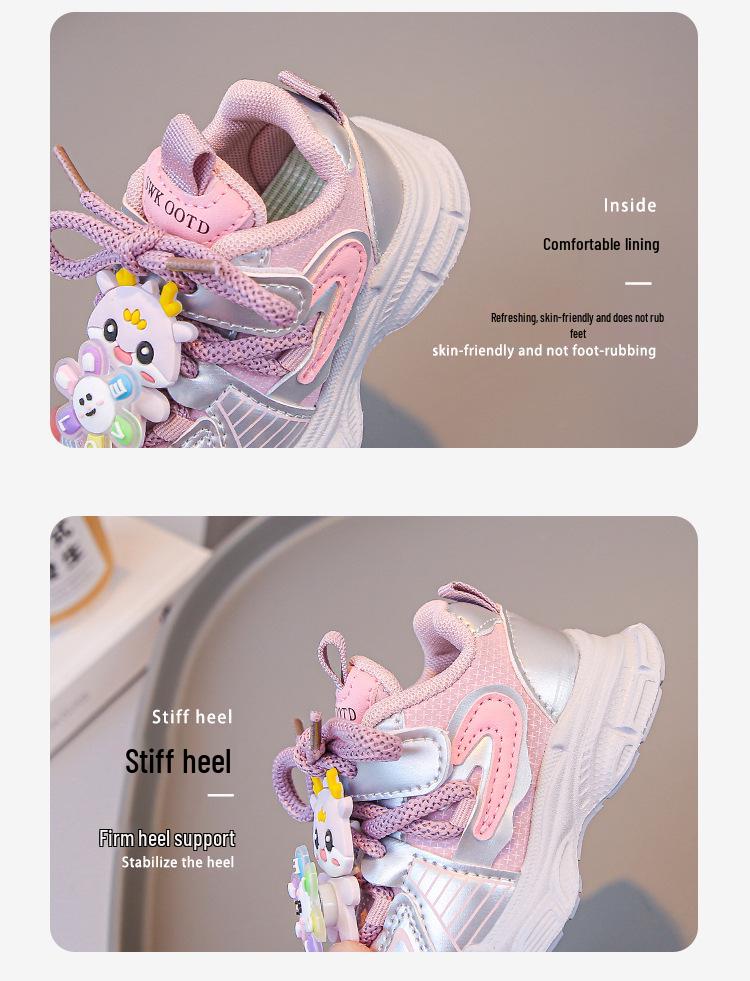 Lightweight Non-Slip Toddler Sneakers for Boys & Girls - Autumn Walking Shoes