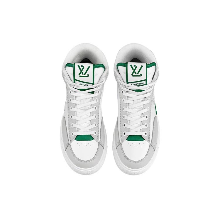 (WMNS) LOUIS VUITTON Charlie Ankle Sneakers 'Grey Green' Women's 1A9S50