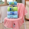 Strawberry Bear Donald Duck Cute Cartoon Coral Fleece Towel Household Water Absorption Soft No Hair Loss Quick Drying
