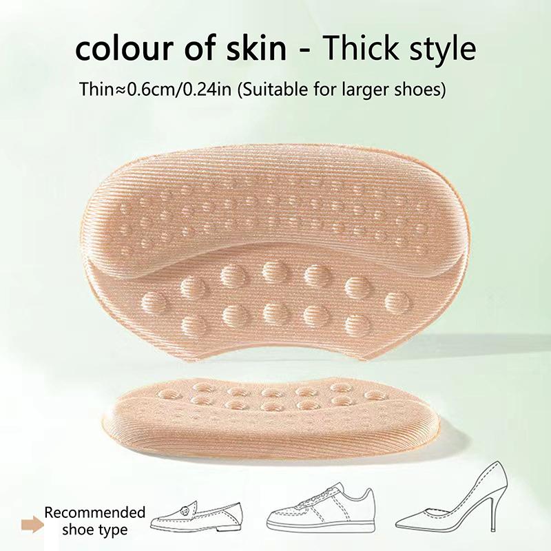 1 Paar High Heel Schoner Schuhabsatz Aufkleber Anti-Verschleiß Polsterpads Größe Verstellbar Fersenpolster