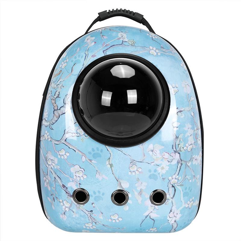 Space Capsule Cat Bag Pet Portable Breathable Backpack Outdoor Puppy Safety Bag