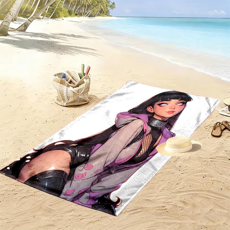 naruto Beach Towel, Lightweight Beach Towel, Tropical Style, Ideal Holiday Gift For Family