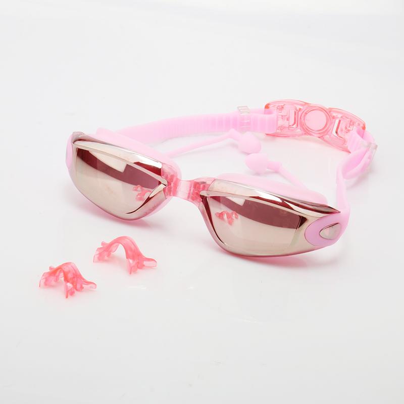 HD Anti-Fog Swim Glasses for Adults Smart Swimming Goggles Set with Prescription