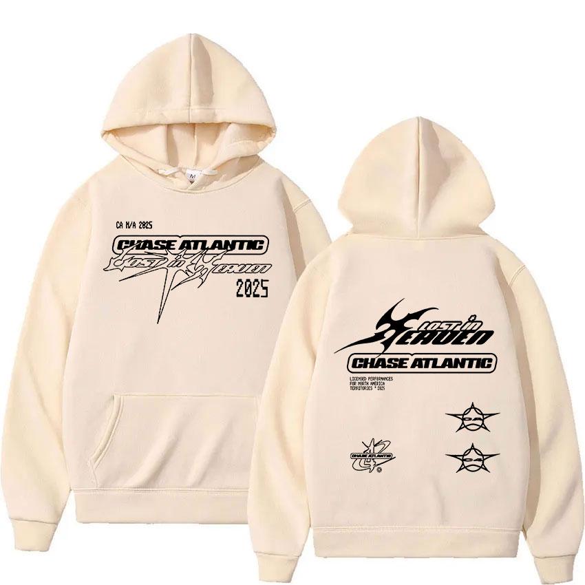 Chase Atlantic Lost in Europe and Britain Tour Album Pánská mikina Harajuku Módní Vysoce kvalitní ležérní mikina