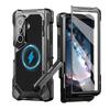 Custodia per Telefono Samsung Galaxy Z Fold 8 Ultra Bumper in Metallo Premium Resistente agli Urti Protezione Schermo Integrata Cover Robusta