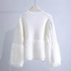 Tassel Cable Knit Sweater - Women's Winter Loose Pullover