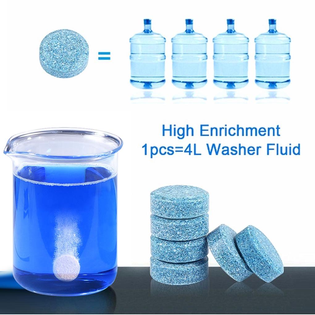 10pcs/set Window Glass Cleaning Vehicles Effervescent Light Sufficient Car Accessories Multifunctional Water Pill