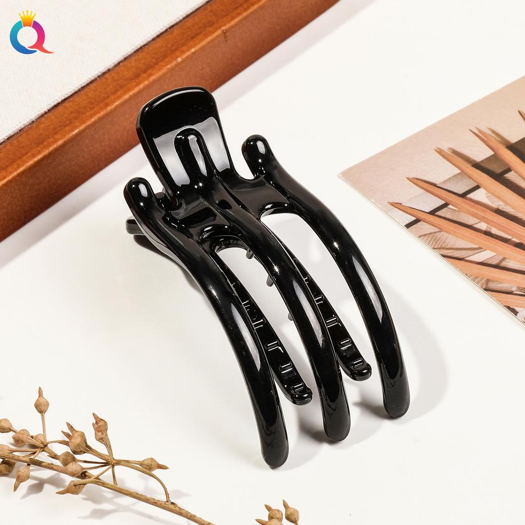 Acryl Haarspange Koreanisch Schlicht Damen Haar Krabbenklemme Pferdeschwanzhalter Dreizinkige Haarnadel Mode Rutschfeste Haarspange Kopfschmuck