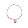Jihai Cat's Eye Bracelet Bead Pink Pendant