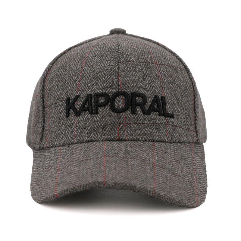 Casquette en feutre à carreaux Jayden Homme KAPORAL