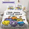 Herr. Herren Little Miss Individueller Namensmuster Bettwäsche, Steppbett Set Bettbezug Kissenbezug Zuhause Geburtstagsgeschenk(1 Bettbezug + 2 Kissenbezüge, ohne Füllung)