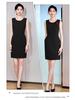 Women's Gray Summer Suit Set: Short-Sleeved Professional Attire for Hotel Front Desk or Jewelry Store