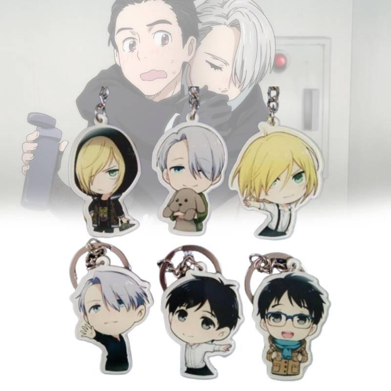 High-quality Yuri On Ice Anime Acrylic Keychain Single And Double-sided