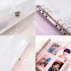 Transparent Sparkling Large Capacity 6hole Album With Pp Cover For Gift Giving And Collecting