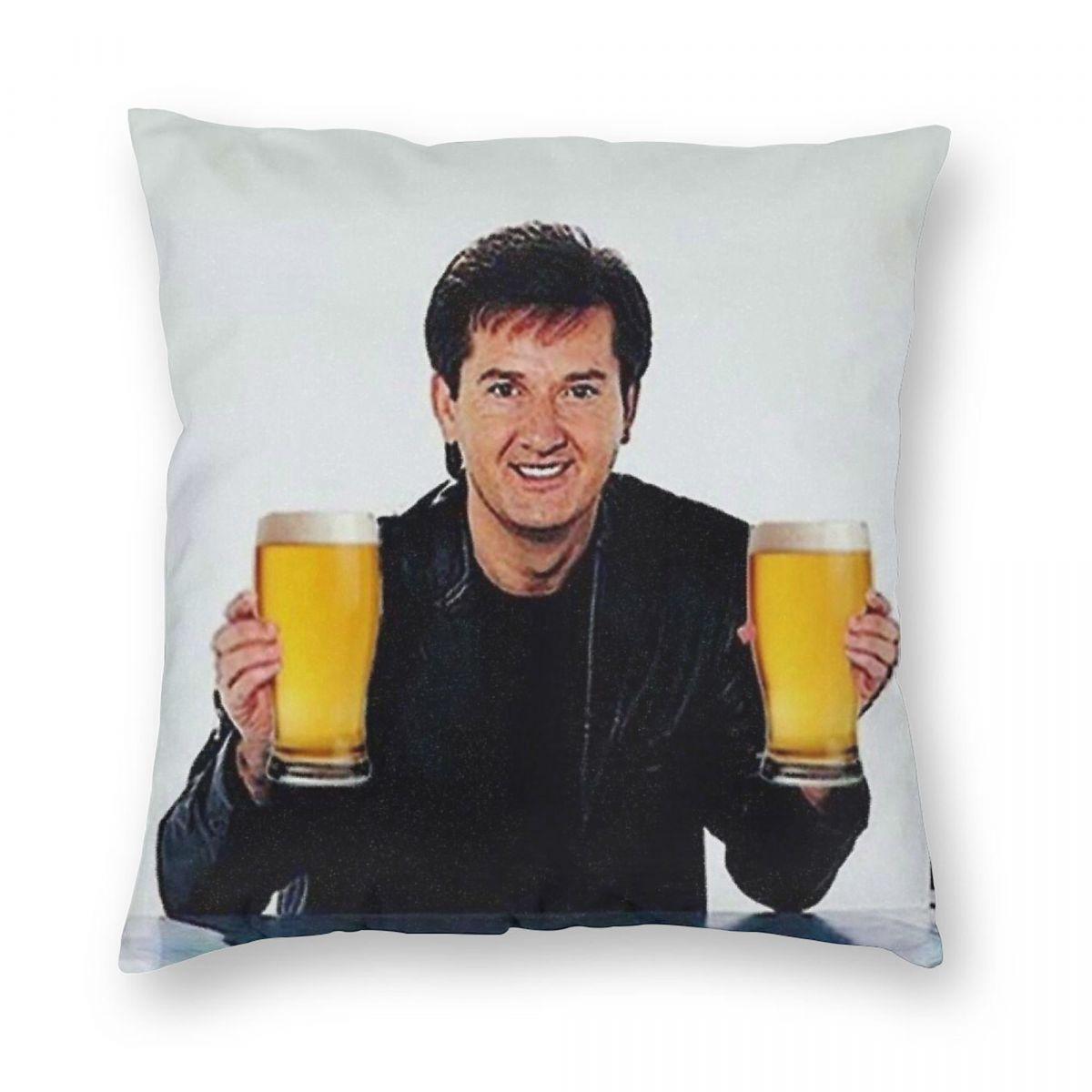 Daniel ODonnell Pints Square Pillowcase Polyester Linen Velvet Pattern Zip Decor Bed Cushion Cover 45x45 30x30cm