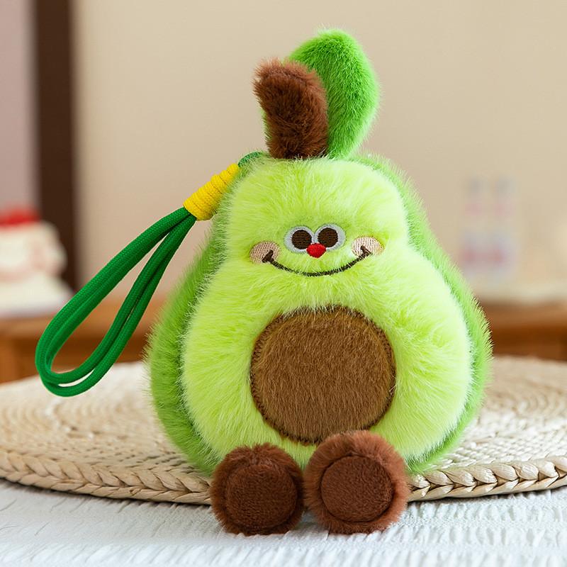Fruits Vegetables Plush Keychain With Scented Granules For Kids School Activities