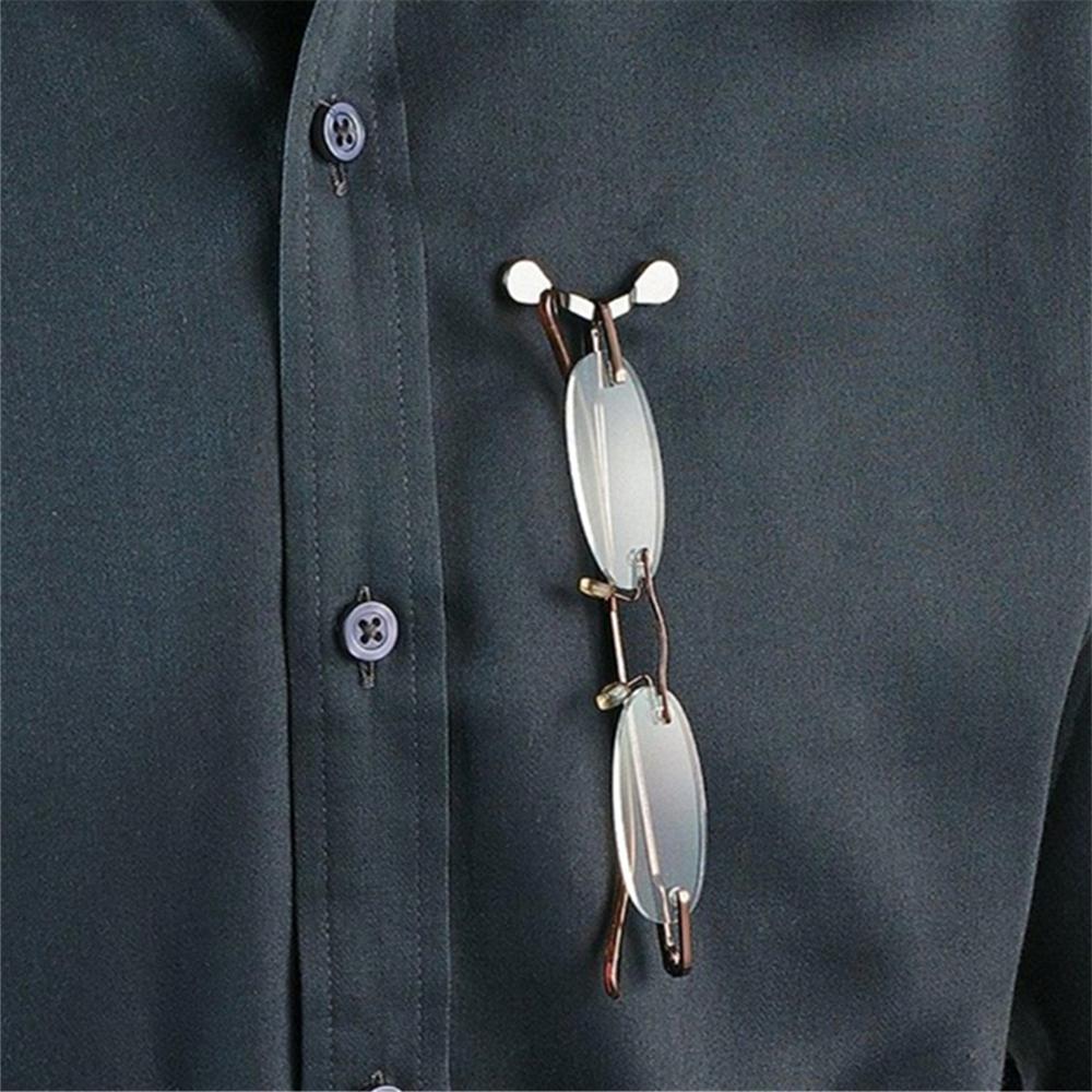 1 szt. Modny wielofunkcyjny przenośny klips do ubrań, klamra, magnes, klipsy do kabli okularów, słuchawek, magnetyczny wieszak, uchwyt na okulary, pin, broszka