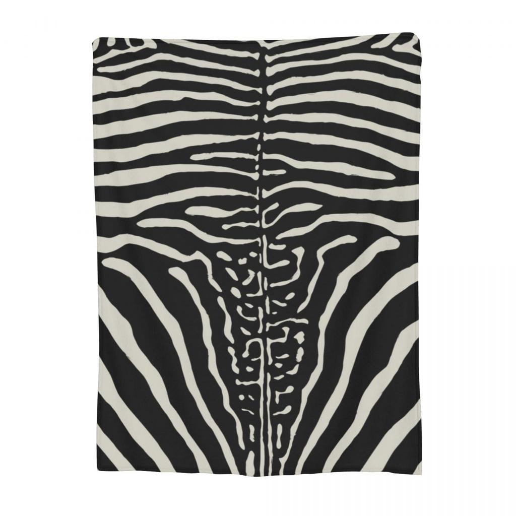 Zebra-Print Decke Fleece Sofa Überwurf Super Weich für Zuhause Schlafzimmer Outdoor Decken Tagesdecke Steppdecke