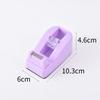 Macaron-colored Mini Tape Dispenser Creative Colorful Desktop Office Tape Machine Packaging Cutting Tool