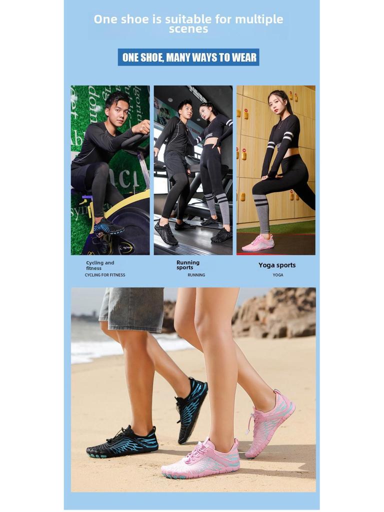 Unisex Quick-Dry Non-Slip Wading and Hiking Shoes for Outdoor Sports