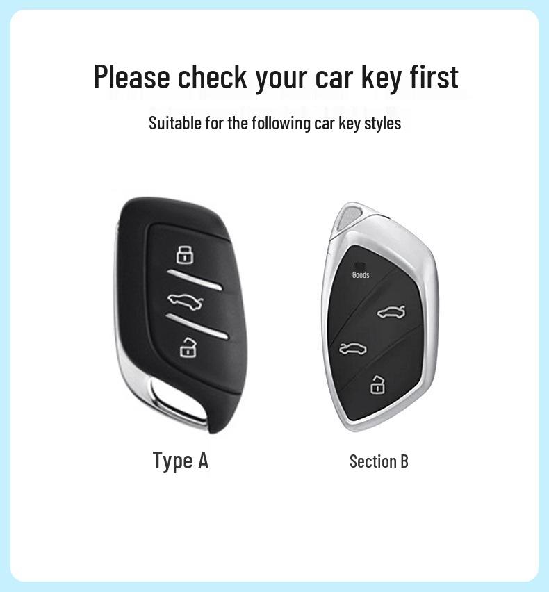 Tri-color Key Cover for Roewe i5, RX5 MAX, RX3, MG HS, MG 5, i6 Max in PU Leather.