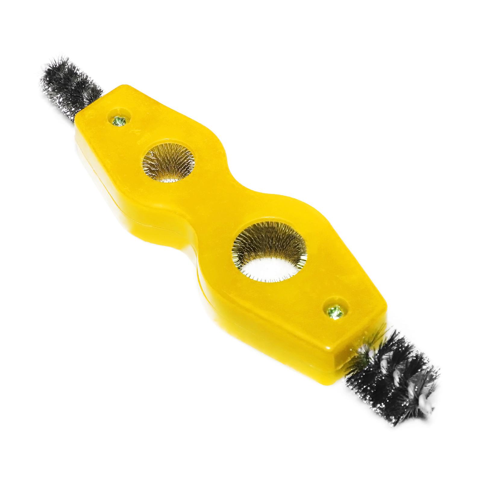 

Многофункциональная щетка для клемм автомобильного аккумулятора с двойной головкой, инструмент для очистки ржавчины, портативная универсальная щетка, аксессуары для чистки автомобиля