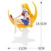 Sailor Moon Figur Anime Cartoon Jupiter Makoto Venus Minako Tsukino Hase Puppe Spielzeug Kleine Prinzessin Kuchen Dekoration Ornamente