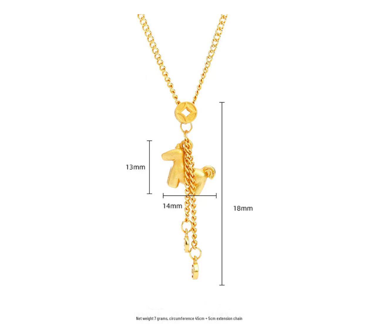 

Женское ожерелье-подвеска Shajinma из имитированного золота - Роскошный легкий дизайн со стойким цветом