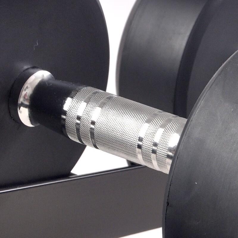 Kairui Rubber Coated Cast Iron Dumbbell Set