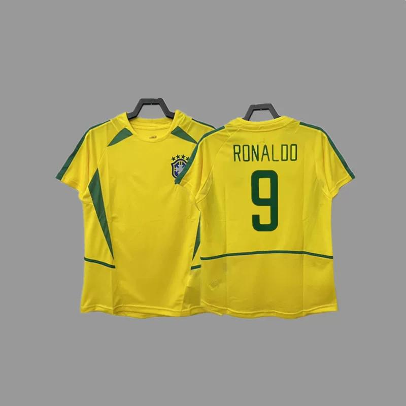 Brasilien Retro Fußballtrikot: Pelé, Cafu, Ronaldo, Rivaldo, Carlos, Dunga, Branco