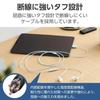 ELECOM Type-C Wired In-Ear Earphones, High-Durability Cable, Break-Resistant, No AudioVideo Delay, PlaybackVolume Control Included, Blue, EHP-DF14CMBU