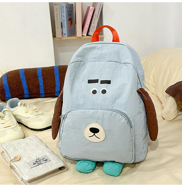 Schoolbag new high-value fresh and sweet cute puppy dog backpack kindergarten grades 1-1 large-capacity backpack