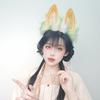 Green Hair Accessories Lolita Rabbit Girls Item Hair Band Headband Woman Lolita Cosplay Accessories Hair Bands Woman 2025 New