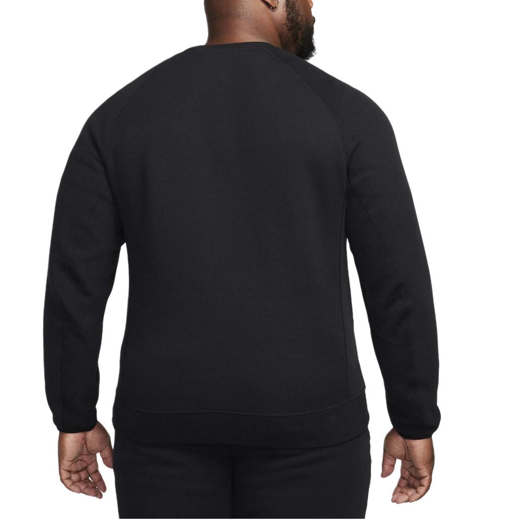 Nike Men's Sportswear Tech Fleece Crew Neck Sweatshirt 'Black' FB7916-010