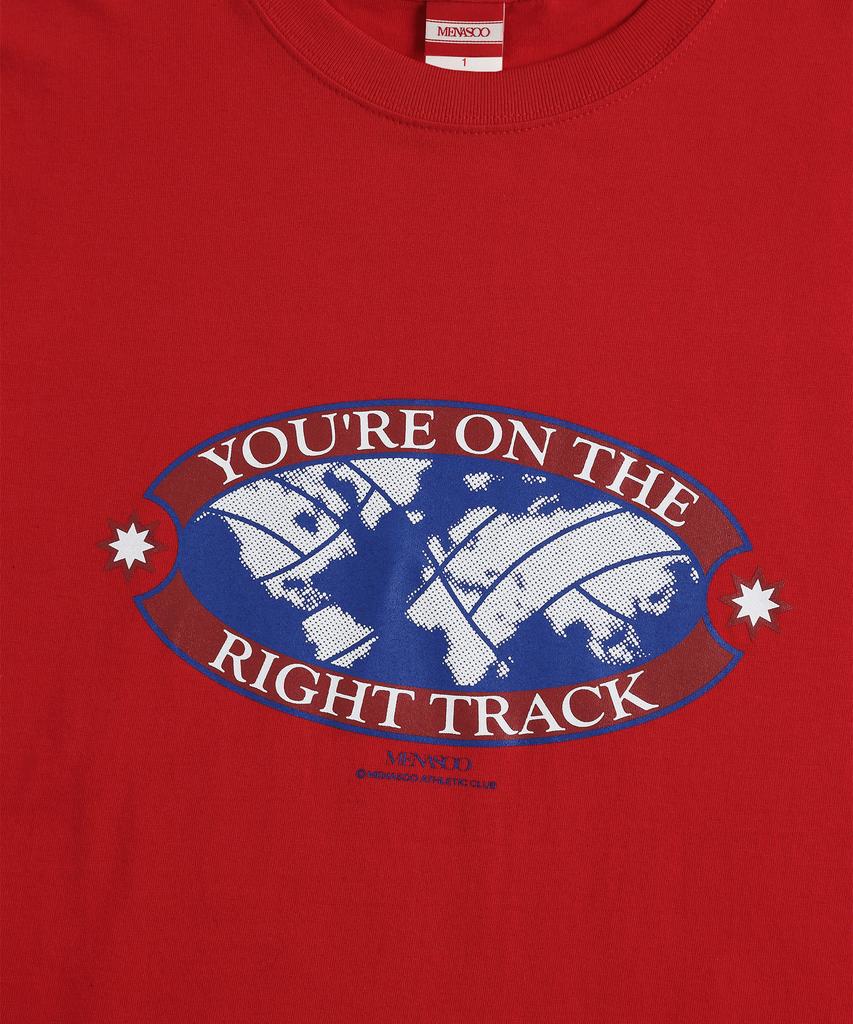 Minasu Right Track T Shirt_Red