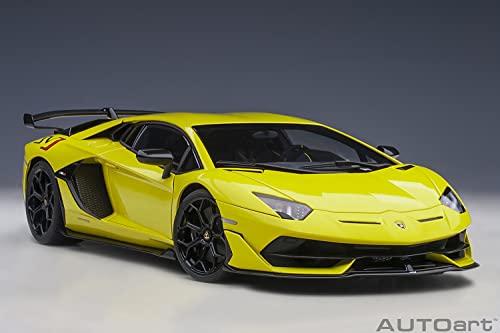 AUTOart 1/18 Lamborghini Aventador SVJ Pearl Yellow Finished Product