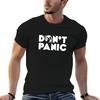 Dont Panic TShirt Trendy Casual Short Sleeve Shirt