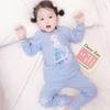 Elsa Fairy Cute Cotton Pajamas for Girls: Long Sleeve Air Conditioning Wear Set