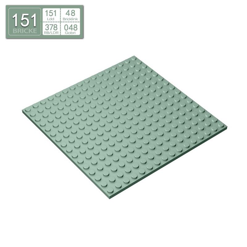 

BRICKE Пластина Brick Guest 16x16 - Совместимая с Lego 91405 Золотой MOC Строительные блоки 50g (~1 pcs)